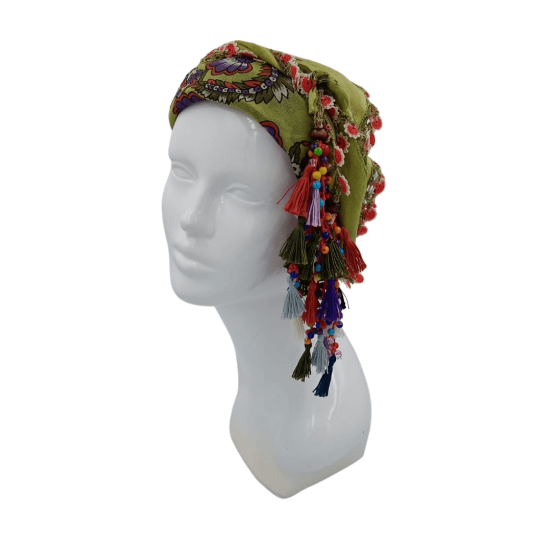 Sarı Eşarp Bandana