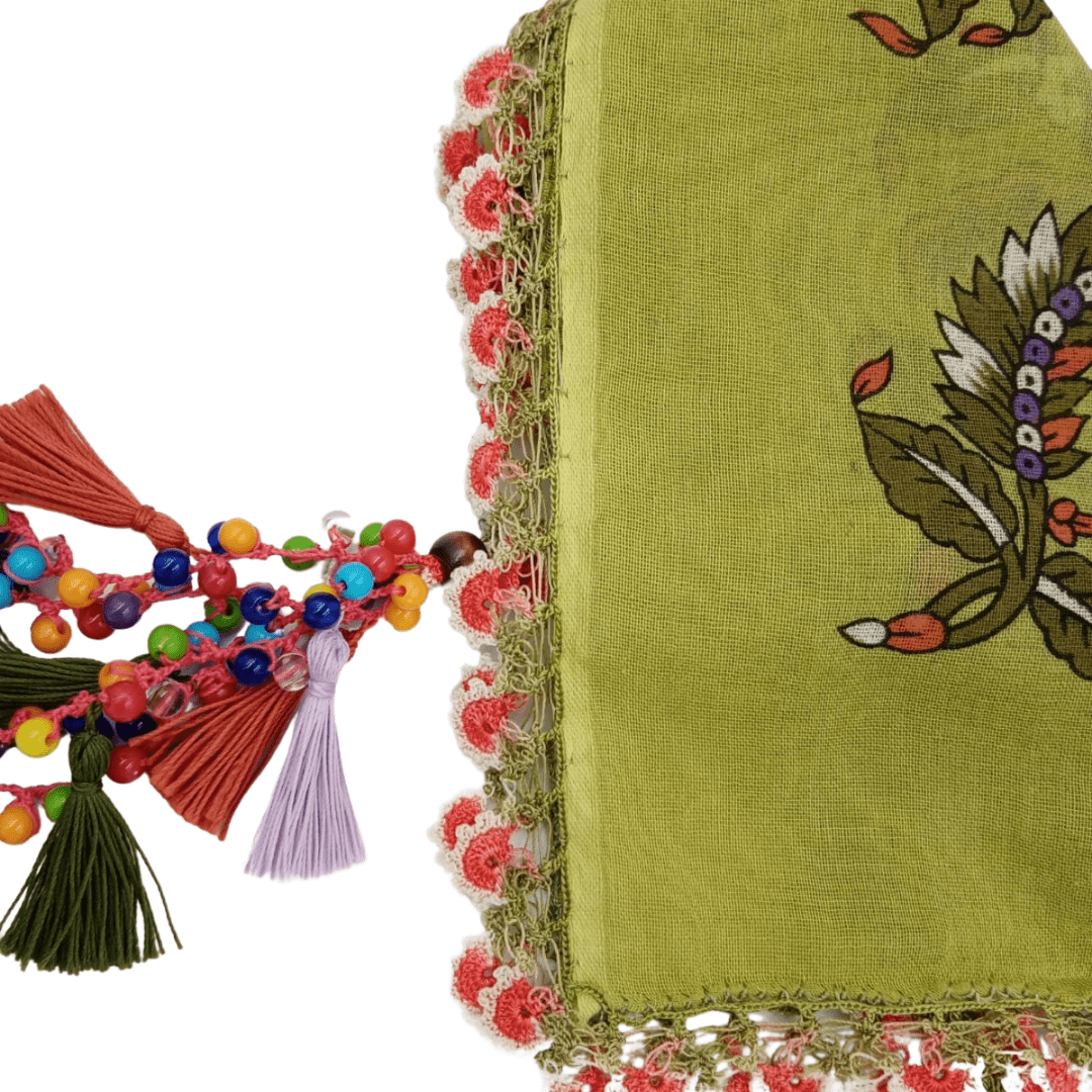 Sarı Eşarp Bandana - Görsel 3