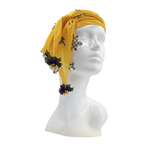 Sarı Eşarp Bandana