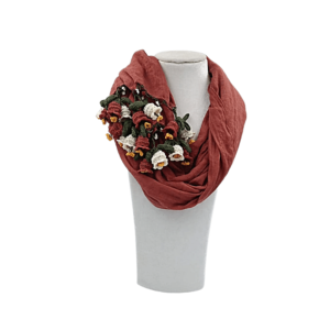 Kızıl Pamuklu Fular