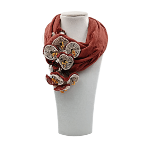 Kızıl Pamuklu Fular