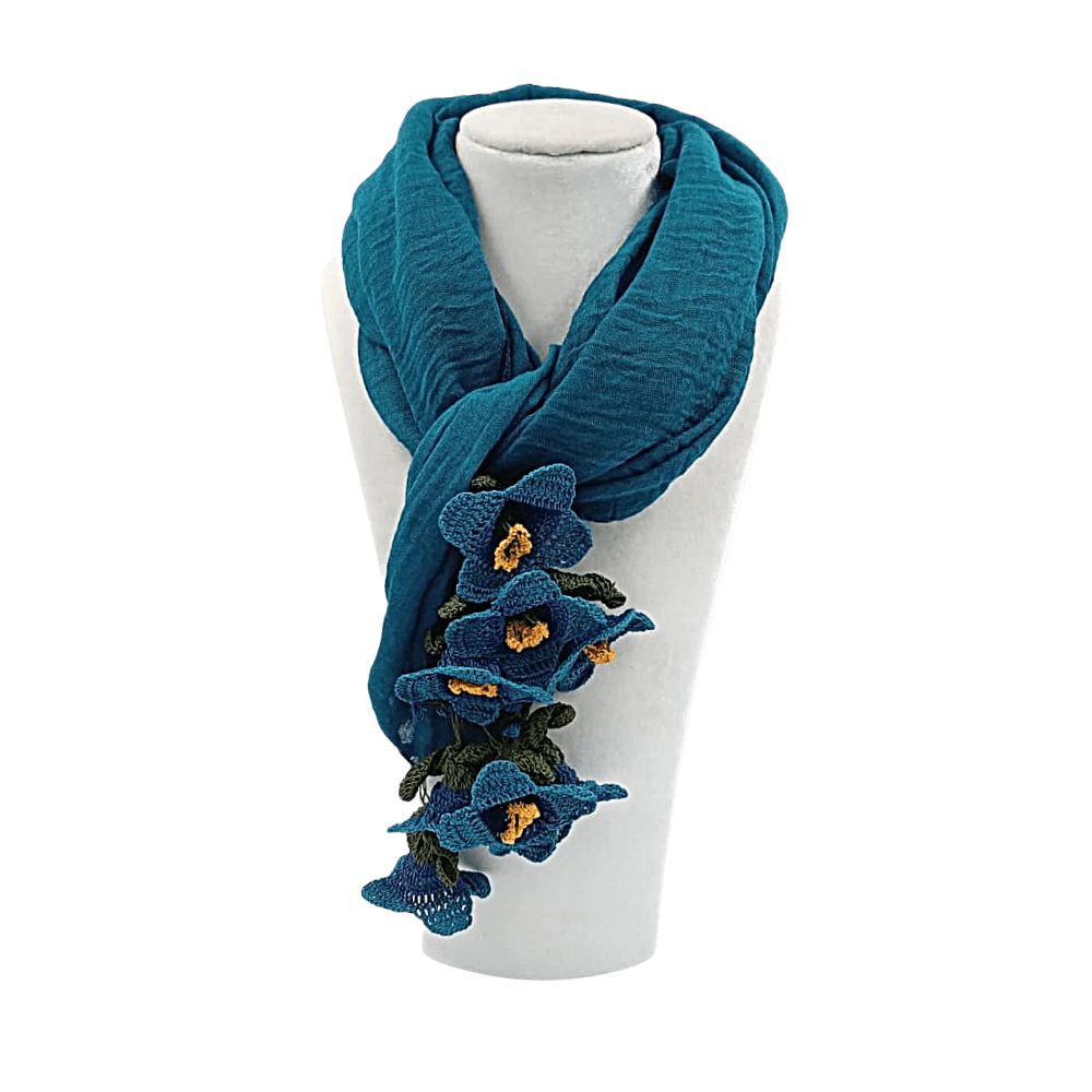 Yeşil Pamuklu Fular